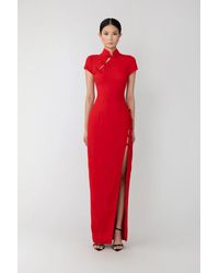 SAU LEE - Isabella Maxi Dress - Lyst