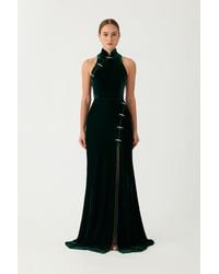 SAU LEE - Ariana Velvet Gown - Lyst
