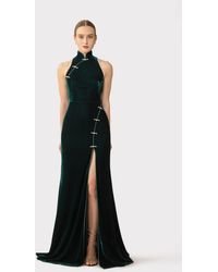 SAU LEE - Ariana Velvet Gown - Lyst