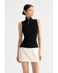 SAU LEE - Yara Knit Top - Lyst