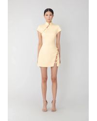 SAU LEE - Iris Mini Dress - Lyst