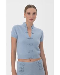SAU LEE - Aspen Cashmere Top - Lyst