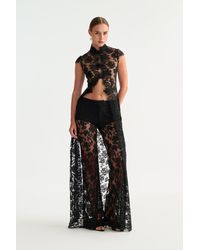 SAU LEE - Saphina Lace Pant - Lyst