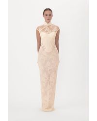 SAU LEE - Emilia Lace Gown - Lyst