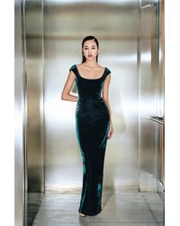 SAU LEE - Brooke Velvet Gown - Lyst