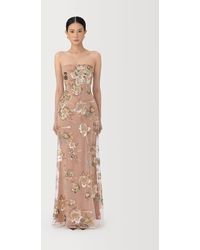 SAU LEE - Pippa Strapless Maxi Dress - Lyst