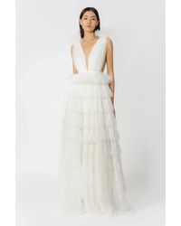 SAU LEE - Sabrina Tulle Gown - Lyst