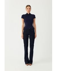 SAU LEE - Marten Denim Pant - Lyst
