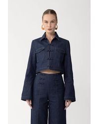 SAU LEE - Bambi Denim Jacket - Lyst