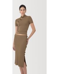SAU LEE - Timo Jersey Skirt - Lyst