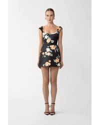 SAU LEE - Bryn Mini Dress - Lyst