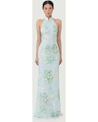 SAU LEE - Gillian Chiffon Dress - Lyst