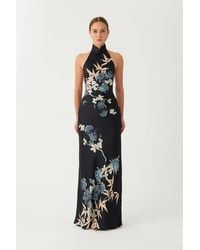 SAU LEE - Gillian Satin Dress - Lyst