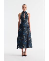 SAU LEE - Victoria Satin Dress - Lyst