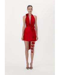 SAU LEE - Isola Mini Dress - Lyst