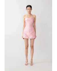 SAU LEE - Jodie Jacquard Mini Dress - Lyst