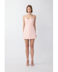SAU LEE - Andi Tweed Mini Dress - Lyst