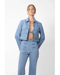 SAU LEE - Bambi Denim Jacket - Lyst