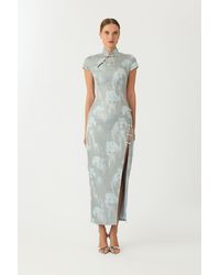 SAU LEE - Josephine Jacquard Dress - Lyst