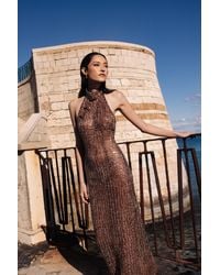 SAU LEE - Gracie Sequin Dress - Lyst