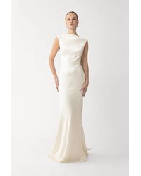 SAU LEE - Cassandra Satin Gown - Lyst