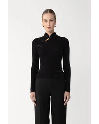 SAU LEE - Dakota Knit Top - Lyst