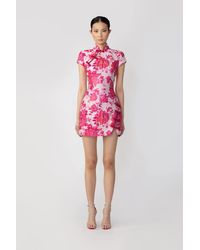 SAU LEE - Jada Jacquard Mini Dress - Lyst