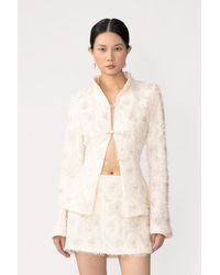 SAU LEE - Aja Embroidered Top - Lyst