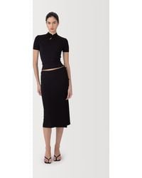 SAU LEE - Timo Jersey Skirt - Lyst