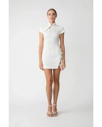 SAU LEE - Iris Mini Dress - Lyst