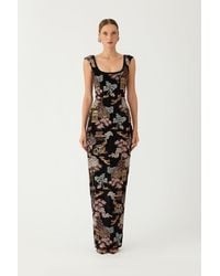 SAU LEE - Brooke Embroidered Gown - Lyst
