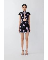 SAU LEE - Betsy Mini Dress - Lyst