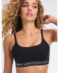 Savage X - Supple Flex Low-impact Logo Band Sports Bra - Lyst