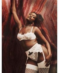 Savage X - Baroque Bondage Suspender Belt - Lyst