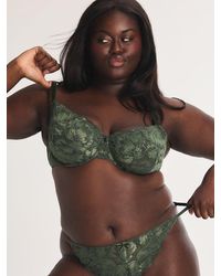 Savage X - Plush Rush Velvet Unlined Balconette Bra - Lyst