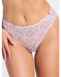 Savage X - Savage Not Sorry Printed Lace Cheeky Panty - Lyst