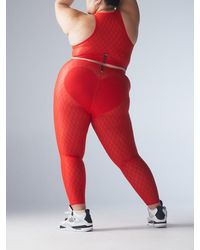 Savage X - Run 2 You High-waist Mesh Leggings - Lyst