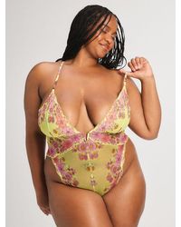 Savage X - Mod Poppy Lace Teddy - Lyst