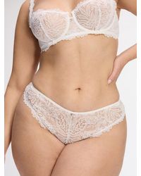Savage X - Romantic Corded Lace Thong Panty - Lyst