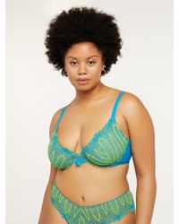 Savage X - Stranded In Lace Crochet Plunge Bra - Lyst