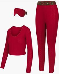 Savage X - Snow Daze Sleep Legging 3-piece Set - Lyst