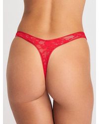 Savage X - Luxe Lace Thong Panty - Lyst
