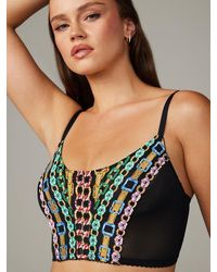 Savage X - Chained In Lace Bustier - Lyst