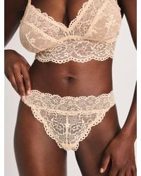 Savage X - Soft N' Savage Lace Thong Panty - Lyst