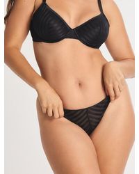 Savage X - Show N' Tell Stripe String Bikini Knickers - Lyst
