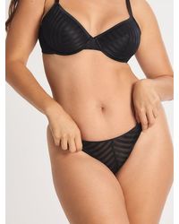 Savage X - Show N' Tell Stripe String Bikini Knickers - Lyst