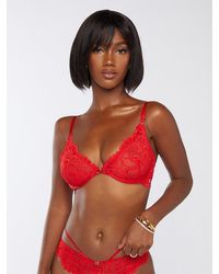 Savage X - Savage Not Sorry Ultra Demi Unlined Lace Bra - Lyst