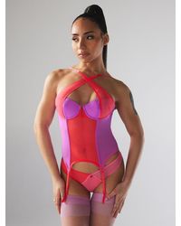 Savage X - I Dare Hue Mesh Bustier - Lyst