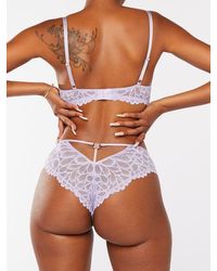 Savage X - Savage Not Sorry Lace Cheeky Panty - Lyst