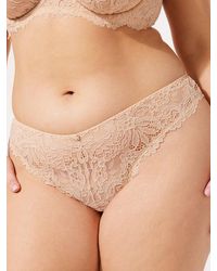 Savage X - Romantic Corded Lace Thong Panty - Lyst